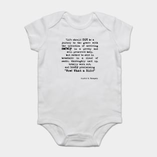 Wow! What a Ride! Baby Bodysuit